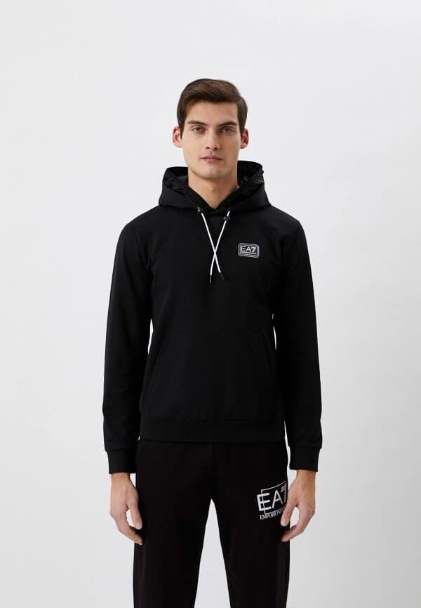 Ea7 tape clearance full zip hoodie